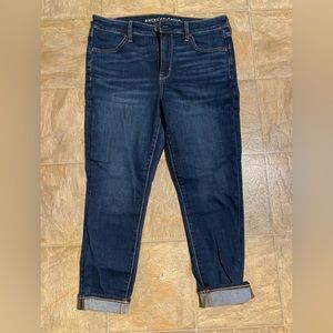 Womens American Eagle Crop Jeans